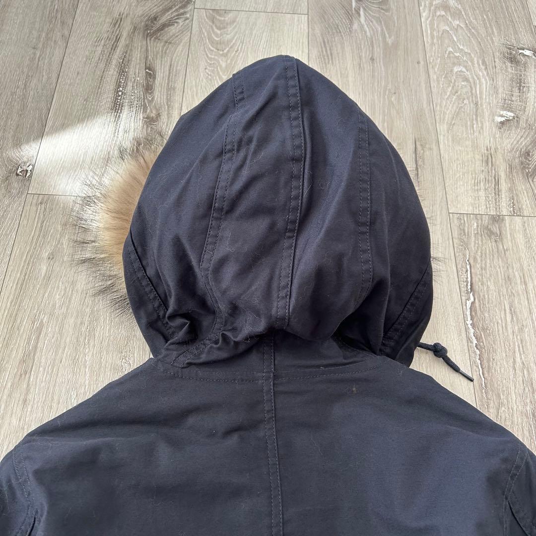 【美品】フレッドペリー モッズコート フィッシュテールパーカー XS ネイビー