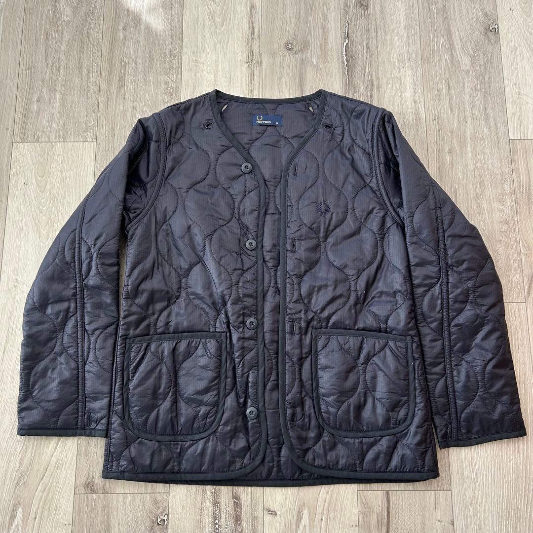 【美品】フレッドペリー モッズコート フィッシュテールパーカー XS ネイビー