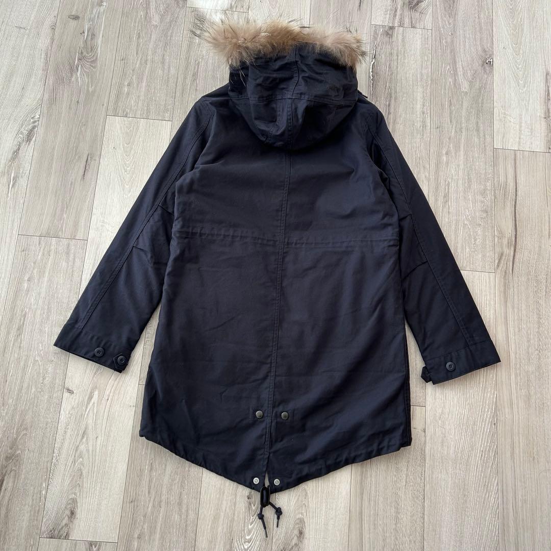 【美品】フレッドペリー モッズコート フィッシュテールパーカー XS ネイビー