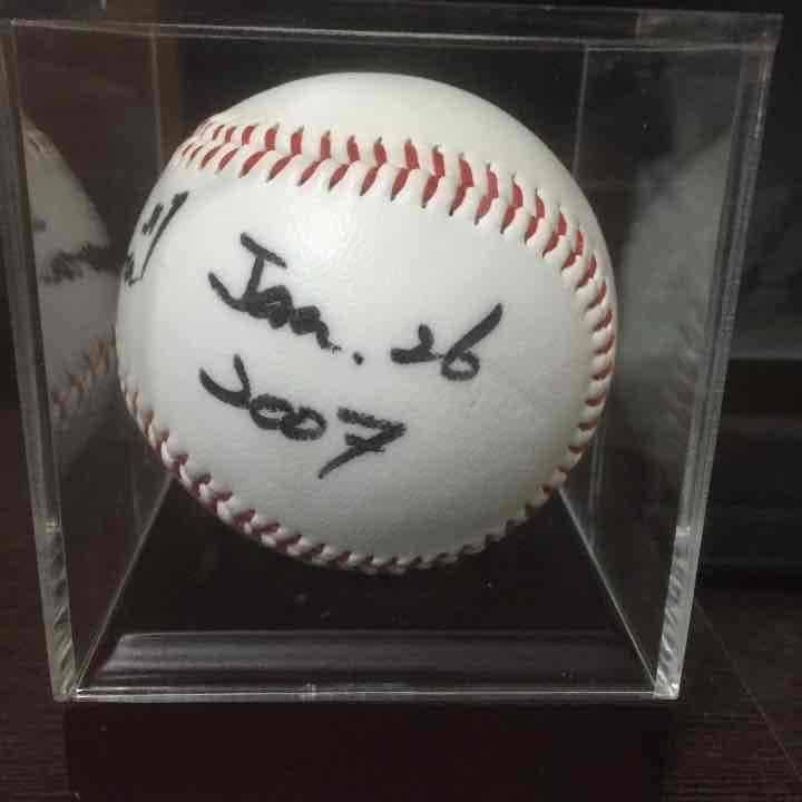 2007年 ヤクルト時代 岩村明憲 直筆サインボール ヤクルトスワローズ