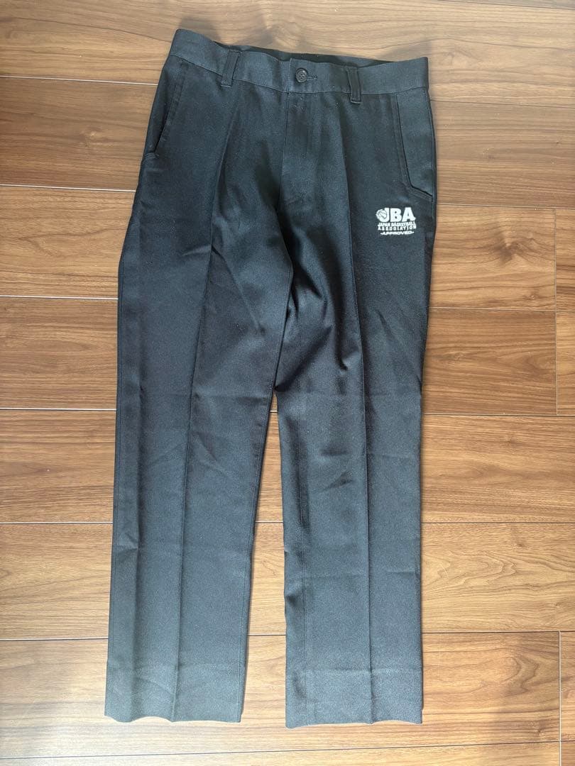 JBA 公認 バスケットボール 審判用 スラックス 黒 レフェリー - メルカリ