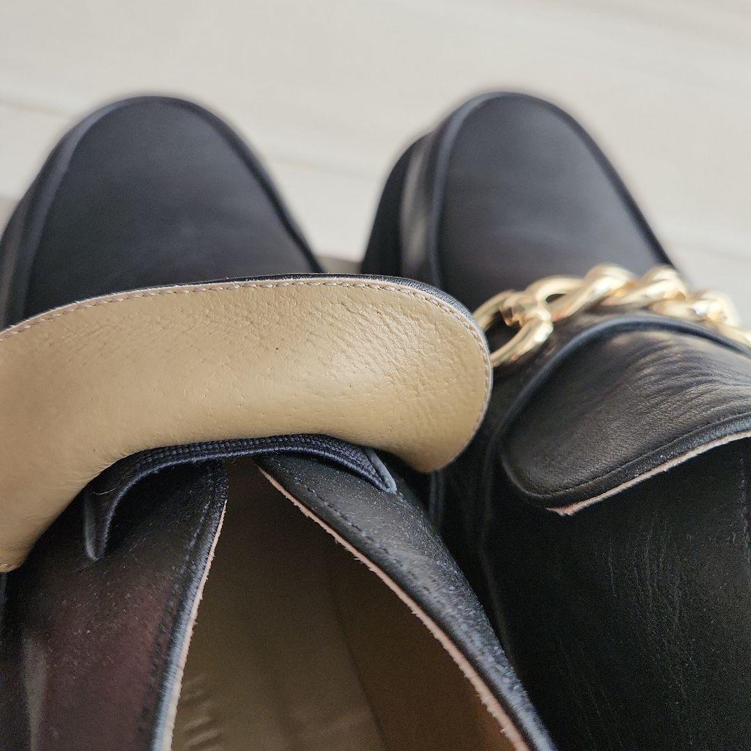 オデットエオディール　ハイカットビットローファー