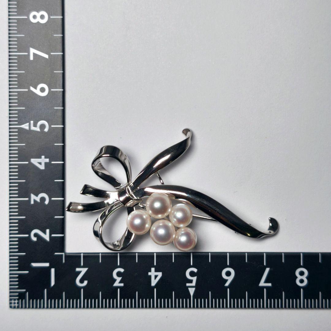 極美品 最高級】ミキモト ブローチ パール 愛子様 ご着用 5珠