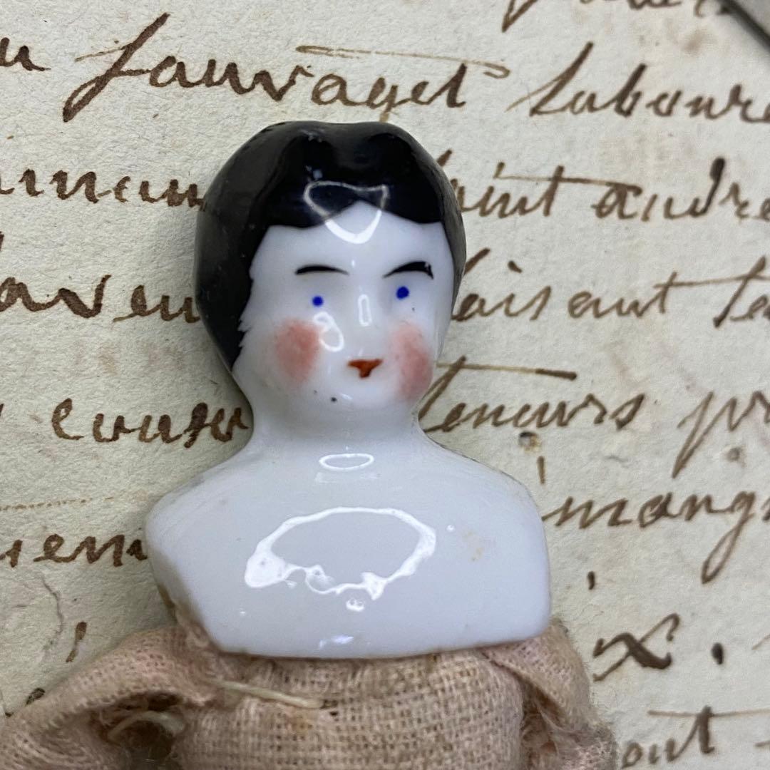 ドイツアンティーク チャイナヘッドドール 10cm
