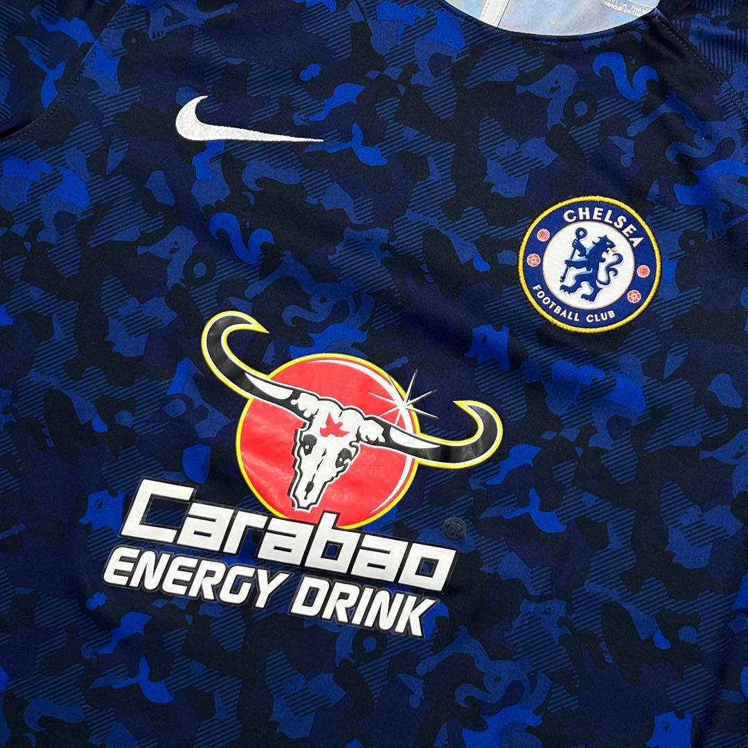 チェルシー カラバオカップ ユニフォーム プラクティスシャツ ブルー Mサイズ