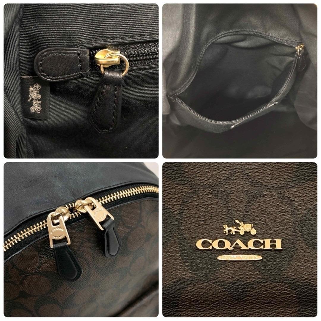COACH/コーチ/シグネチャー/リュックサック/ダークブラウン