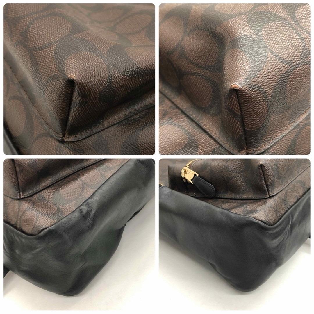 COACH/コーチ/シグネチャー/リュックサック/ダークブラウン