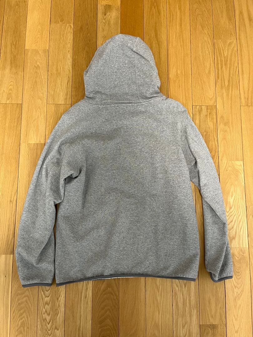 BRIEFING グレー フード付きパーカー