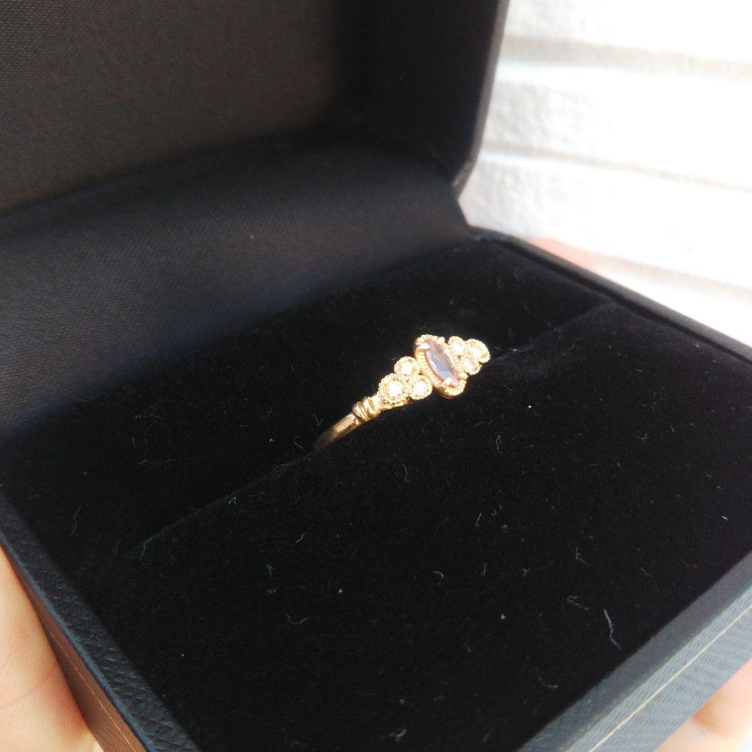 tatsuo nagahata パパラチアサファイア リング - メルカリ