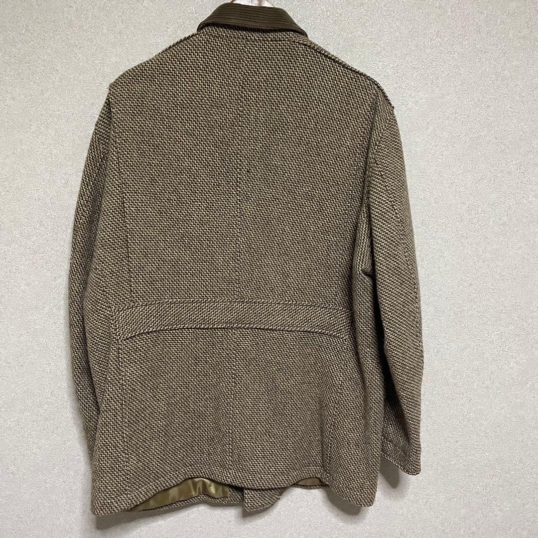 チャップスラルフローレン　ブラウン　襟　コーデュロイ　ジャケット　ウール　コート