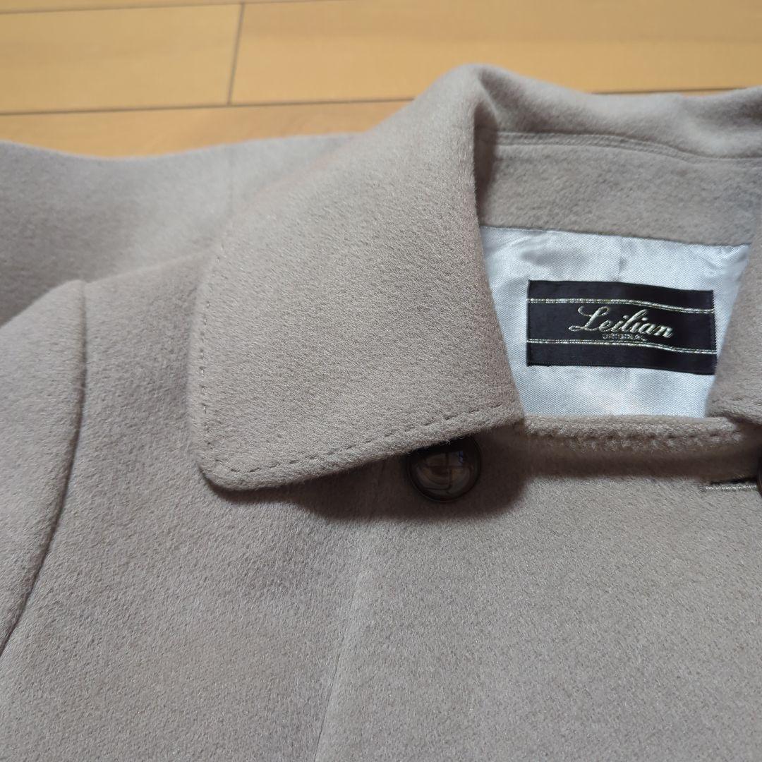 【レリアン】アンゴラ入りコート　7号サイズ