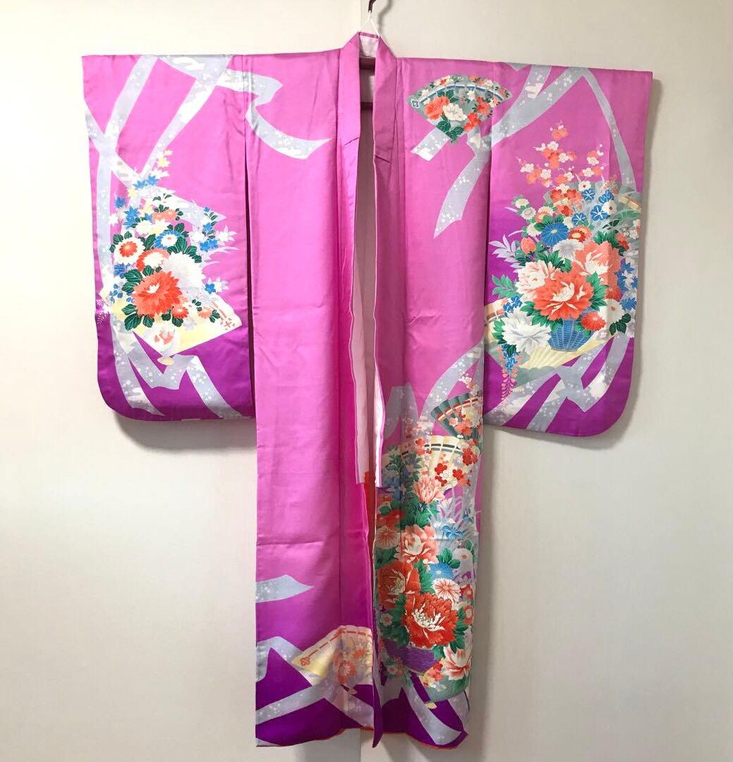 七五三　正絹　着物セット　西陣おくむら　7歳