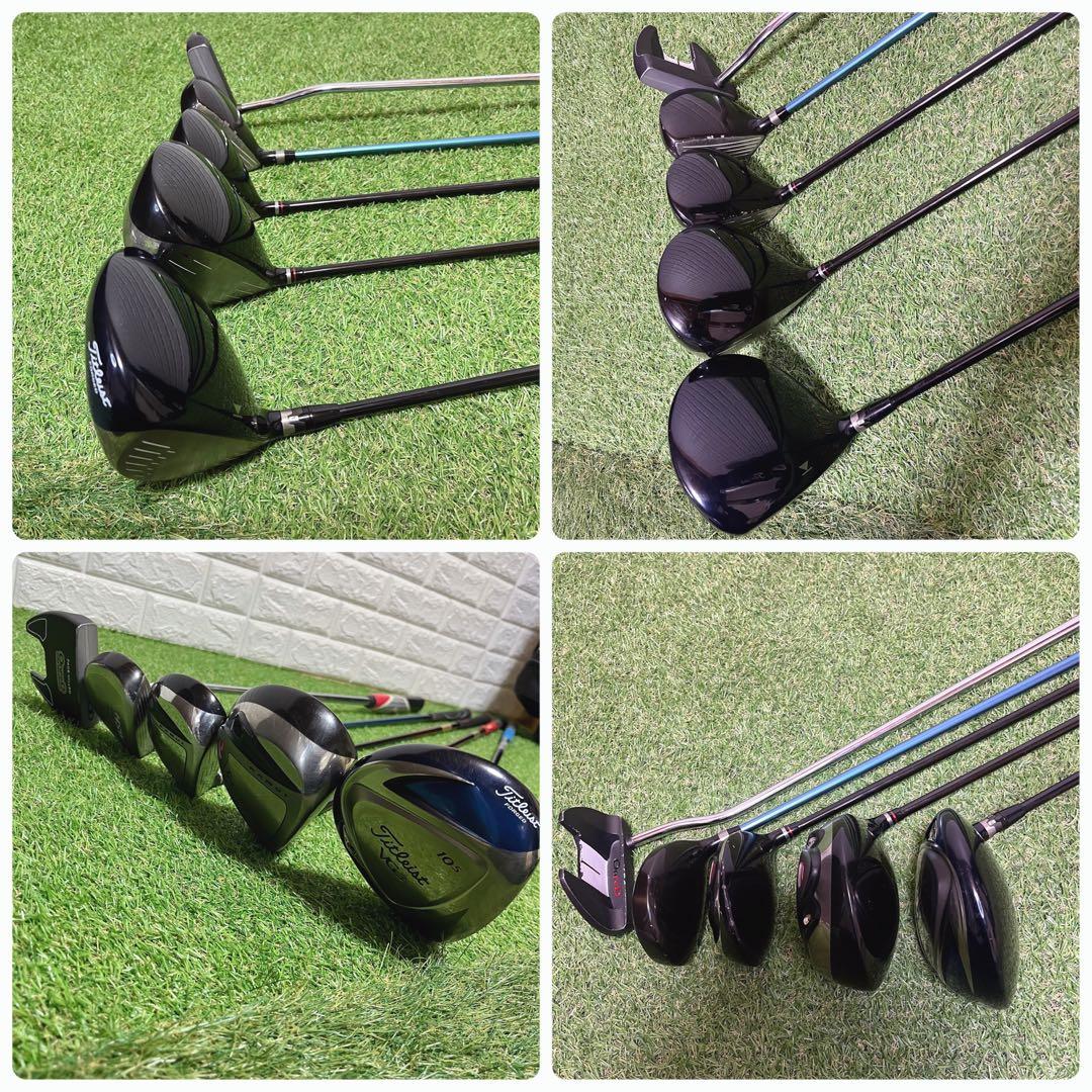 初心者オススメ タイトリスト ピン他 お買得豪華14本 メンズゴルフクラブセット