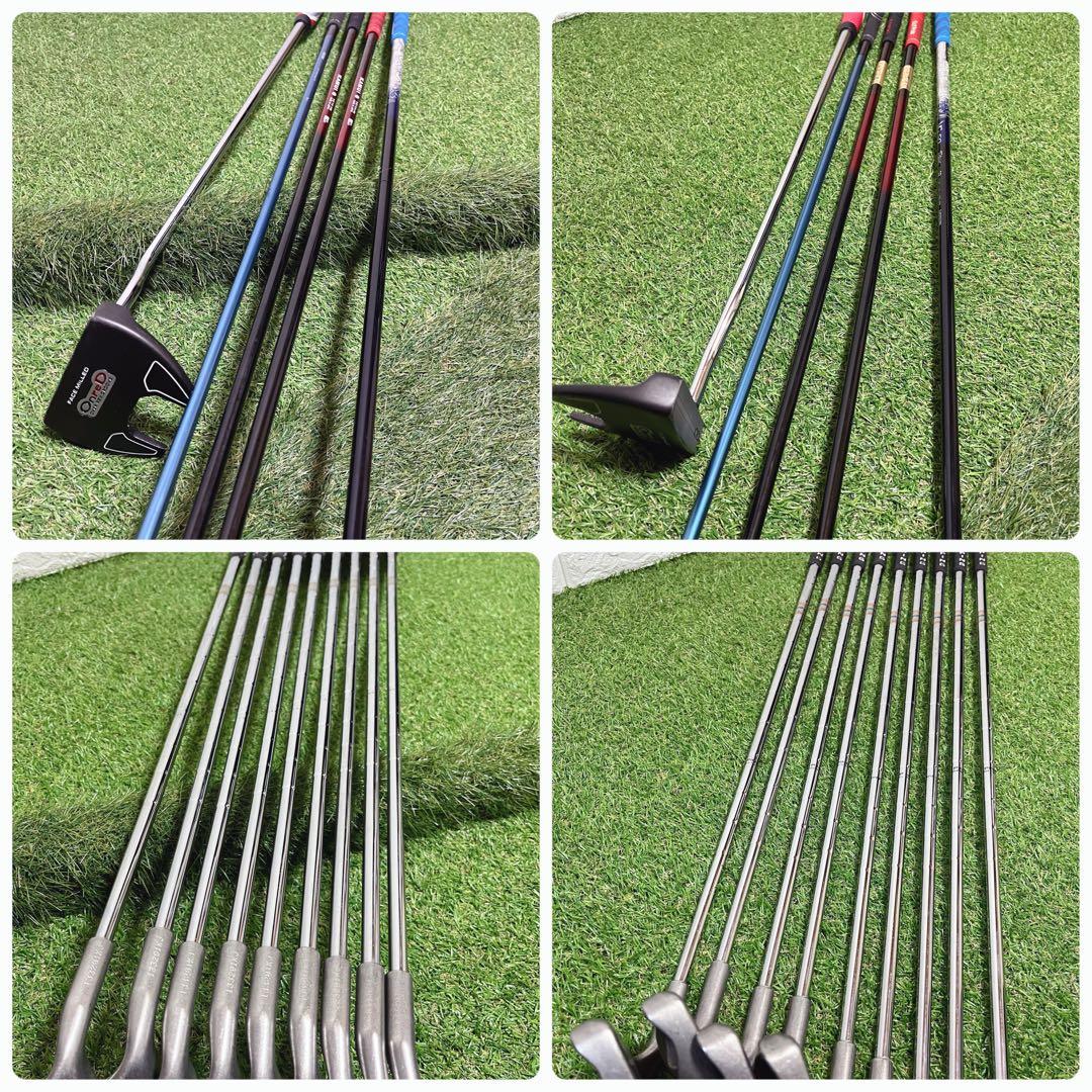 初心者オススメ タイトリスト ピン他 お買得豪華14本 メンズゴルフクラブセット
