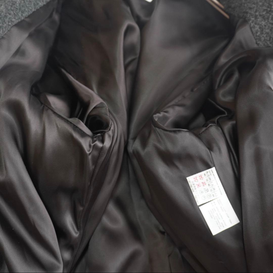 美品 最高級白タグ マックスマーラ 極上アルパカスーパーロングコート ベルト付き