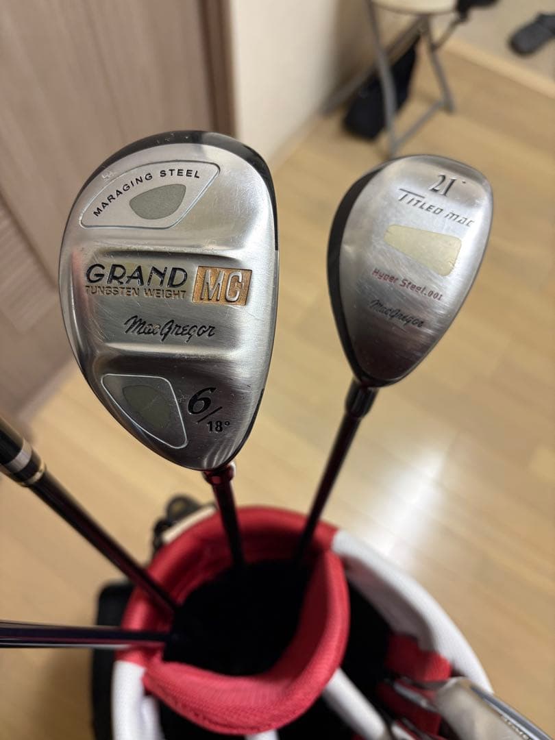 初心者向けメンズゴルフクラブセット PINGキャディバッグ　おまけ付き