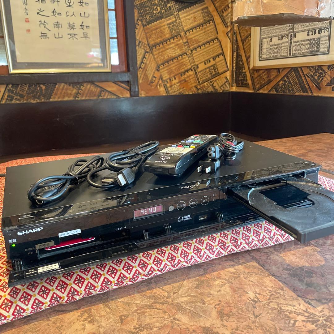 シャープ BD-W570 12倍録 1000GB換装！リモ等付フル装備 完動品！