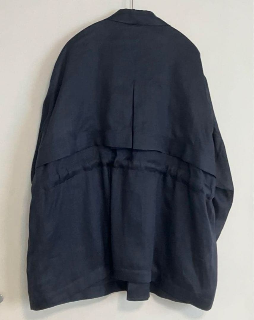 Chaosカオス フロマージュ リネンブルゾン ラミーブルゾン ネイビー