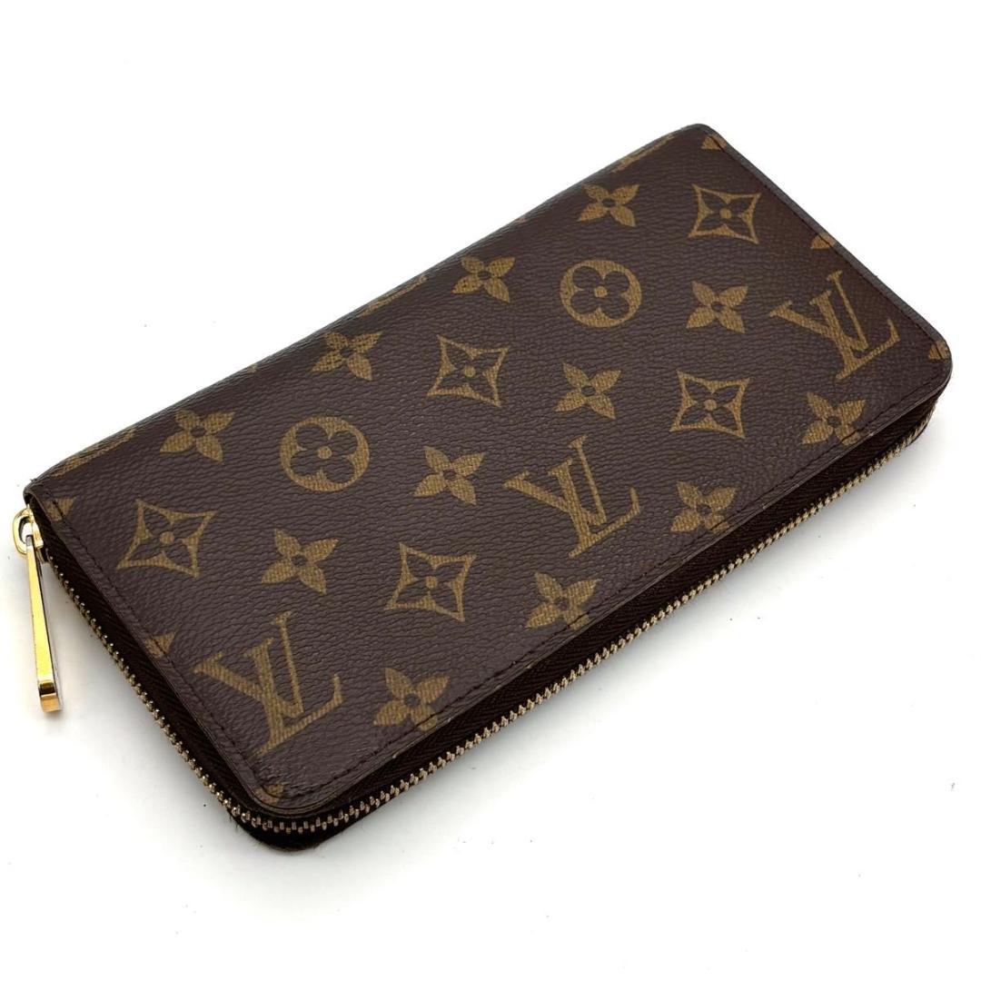 【付属品付】ルイヴィトン モノグラム ジッピーウォレット 長財布 ブラウン