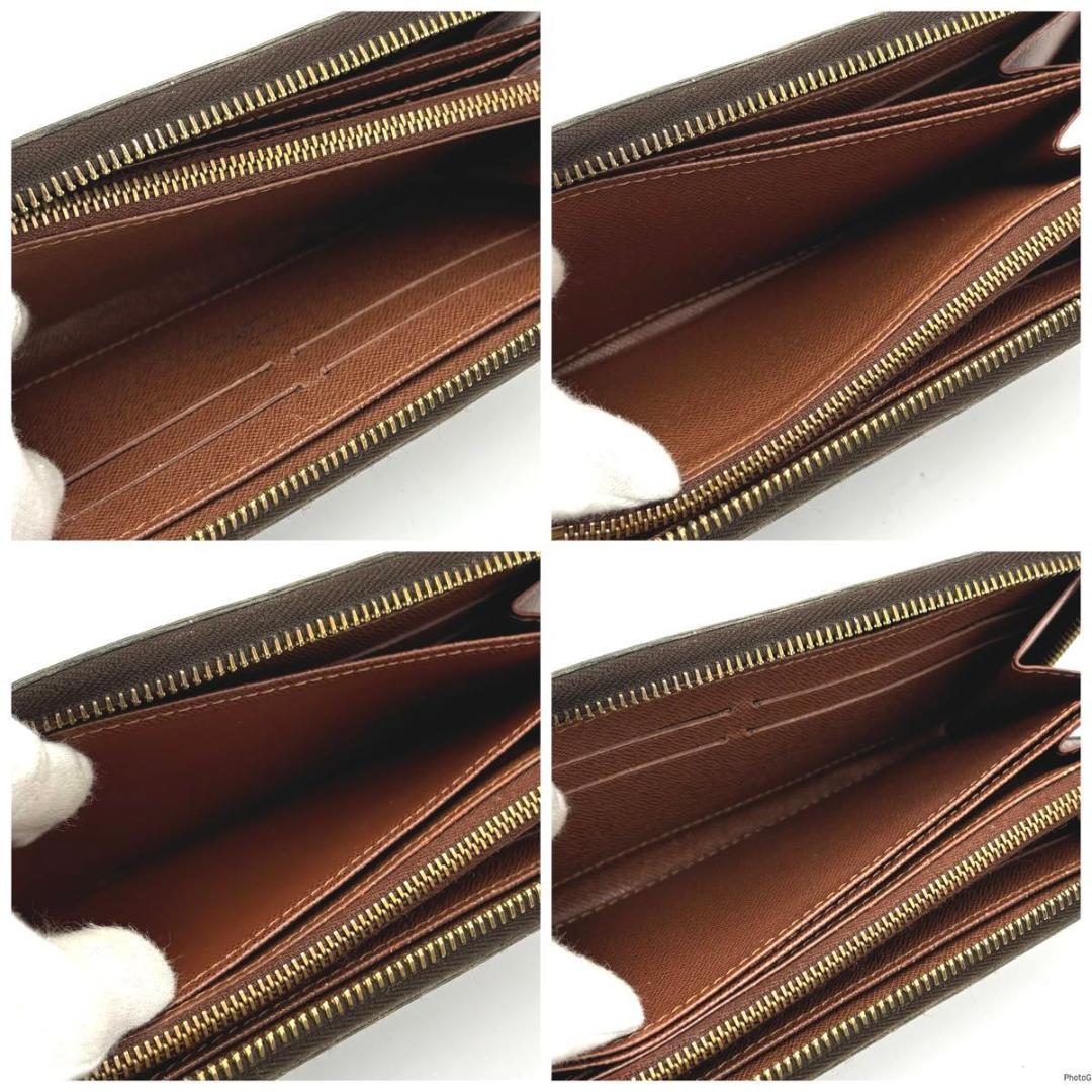 【付属品付】ルイヴィトン モノグラム ジッピーウォレット 長財布 ブラウン