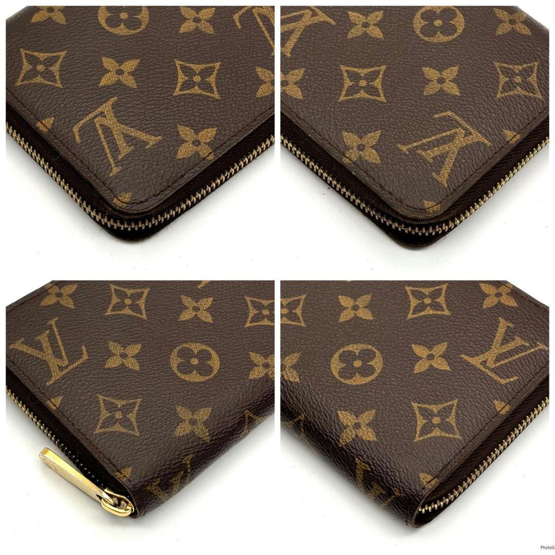 【付属品付】ルイヴィトン モノグラム ジッピーウォレット 長財布 ブラウン