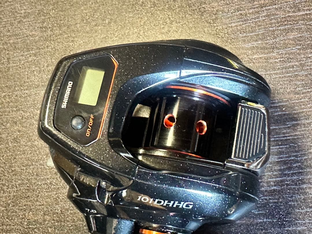 シマノ バルケッタ101DHHGベイトリール デジタル表示イカメタル