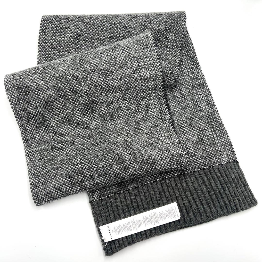 ◆新品 COACHコーチ ジャンボシグネチャー アルパカ混 マフラー◆