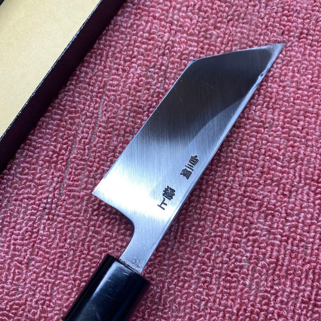 白ニ鋼　うなぎ裂き包丁　120㎜ 4寸