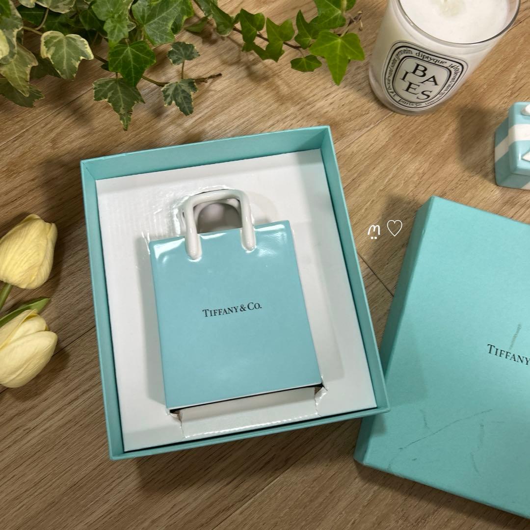 ティファニー ショッパー ショッピングバッグ オーナメント 陶器