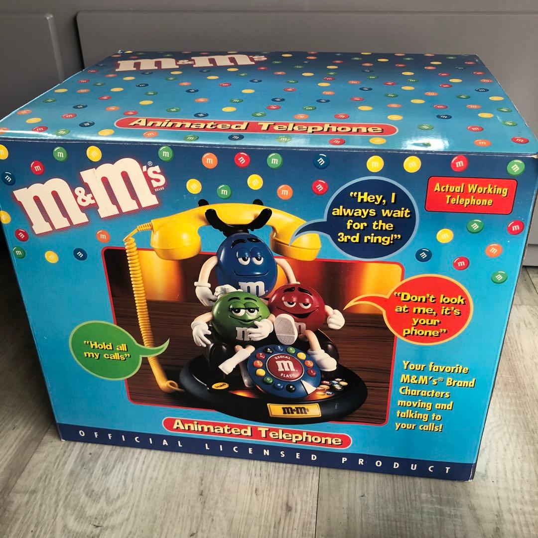 希少日本で繋がるアメリカUSA限定ビンテージM&Msフィギュア電話機