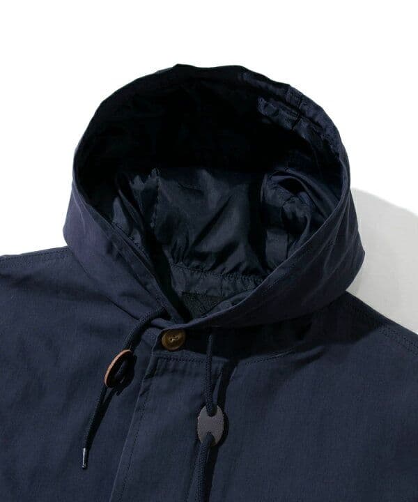 ★専用★goslowcaravan ナイロンパネル刺繍モッズコート ネイビー M