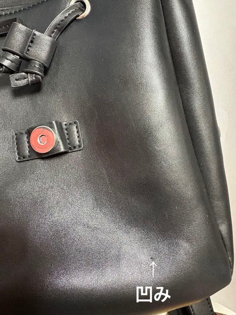 DimMoir HeartCoreミニフリルリュック　Black×White