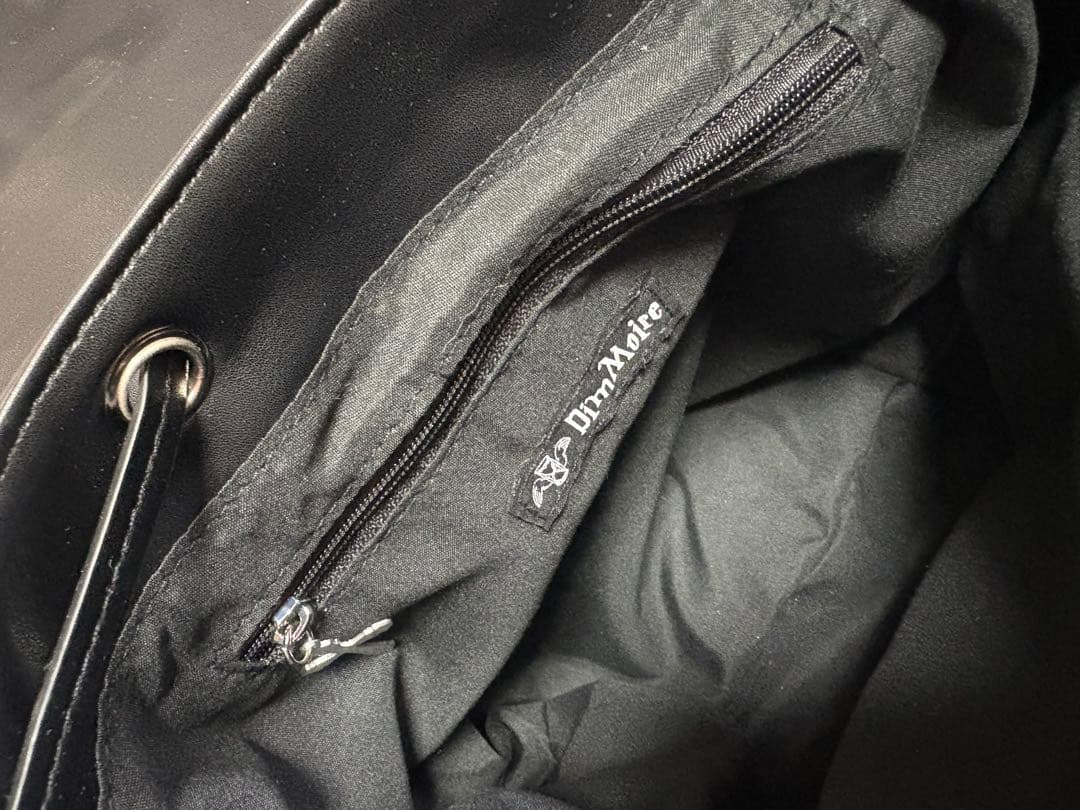 DimMoir HeartCoreミニフリルリュック　Black×White