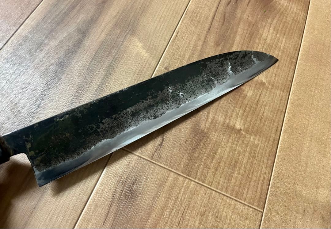 武田刃物　AS 新見　松水　牛刀　尺　300mm 包丁　青紙スーパー　備中　刃物