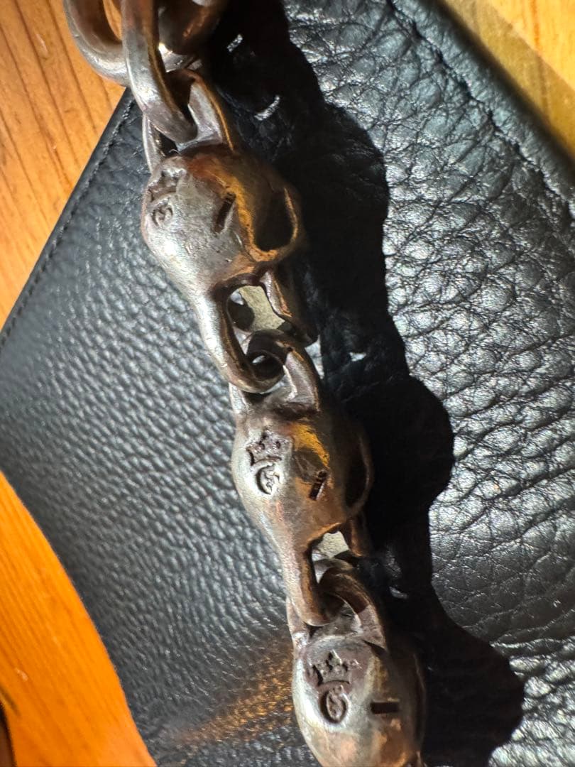 《生前！1997年頃購入》ガボール　7連スカルブレスレット　重さ143g