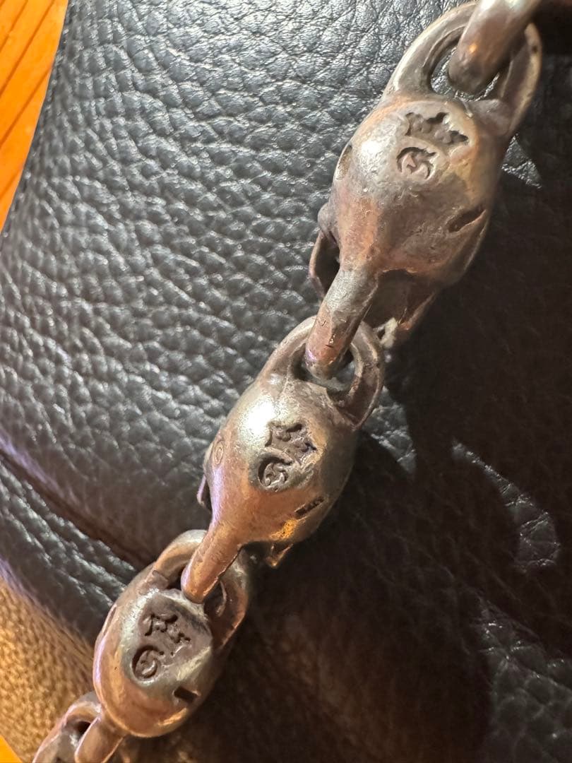 《生前！1997年頃購入》ガボール　7連スカルブレスレット　重さ143g