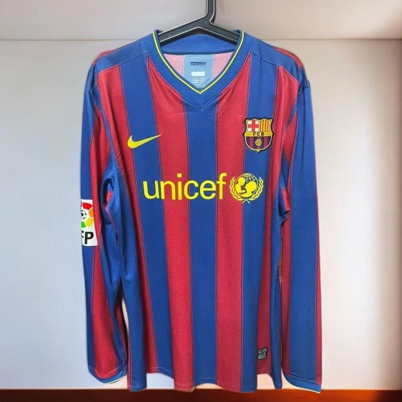 09-10 バルセロナ イブラヒモビッチ 背番号9 長袖 シャツ