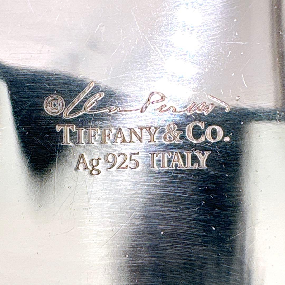 美品 ティファニー ボーンカフ スモール 左手用 バングル シルバー925