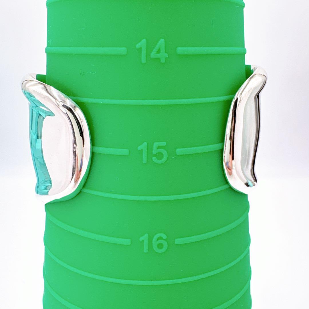 美品 ティファニー ボーンカフ スモール 左手用 バングル シルバー925