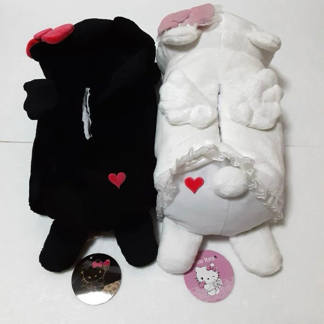 天使と小悪魔シリーズ　キティ　　ぬいぐるみ　 ティッシュカバー 　2個セット