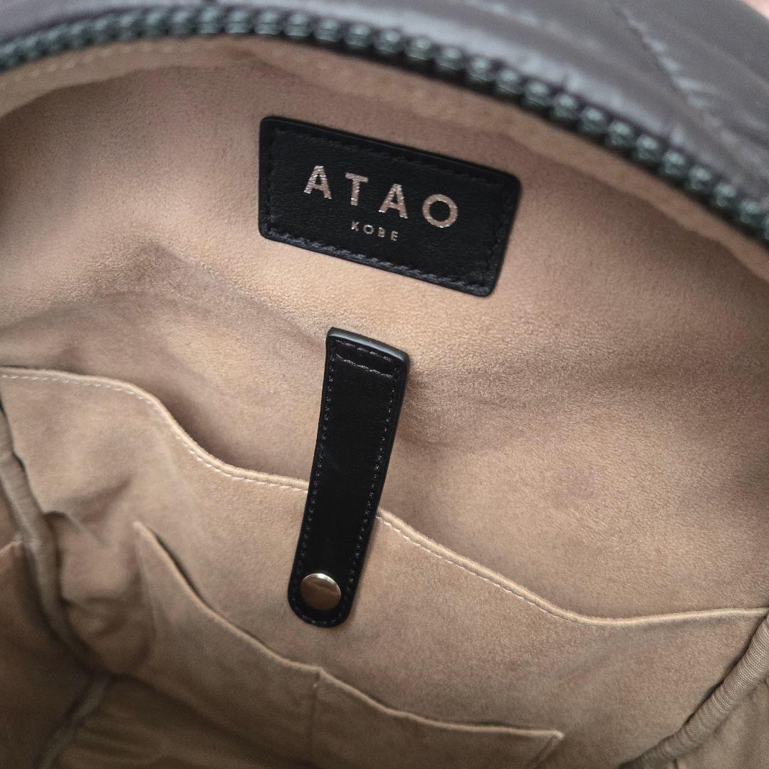 美品 アタオ ATAO トータス キルティングリュック ブラック
