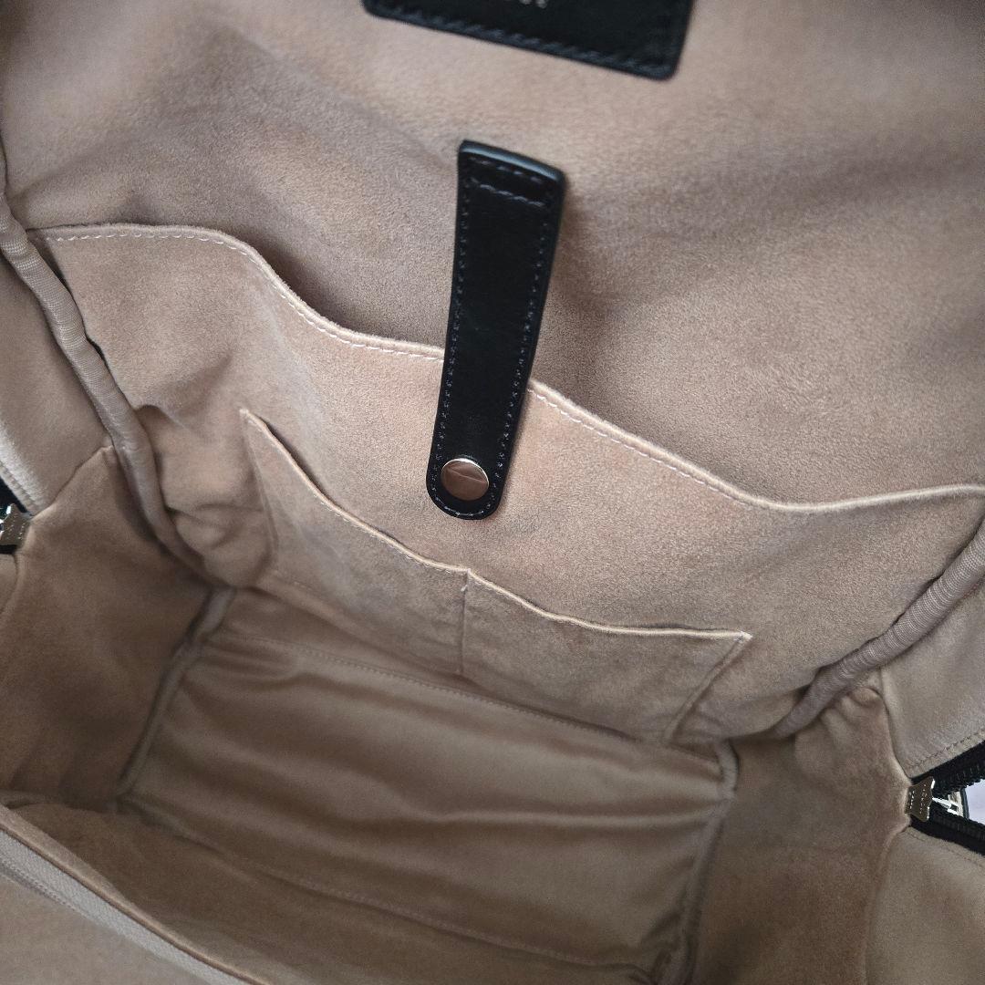 美品 アタオ ATAO トータス キルティングリュック ブラック