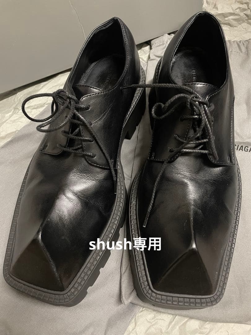 BALENCIAGA RHINO バレンシアガリノレザーシューズ 37 美品