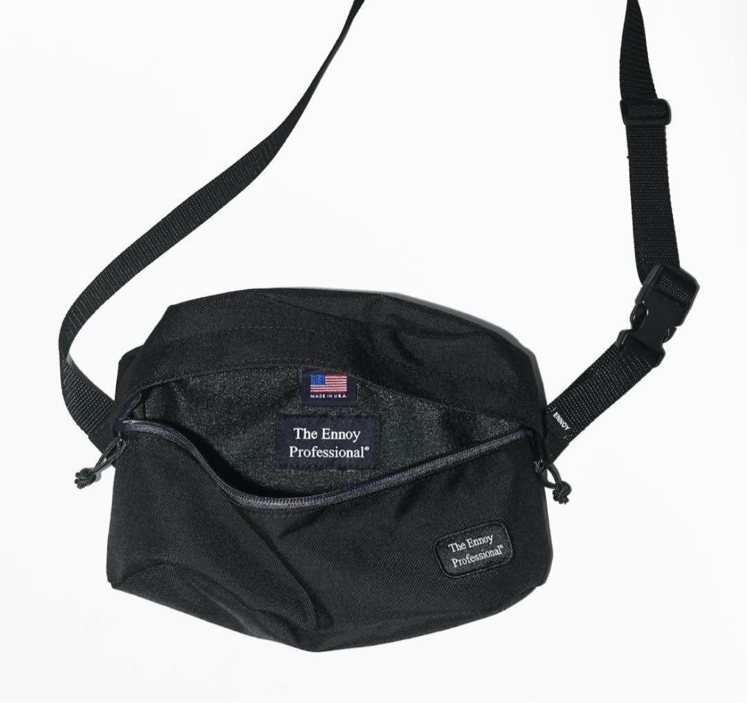 ENNOY Waist Bag Cordura Nylon Black