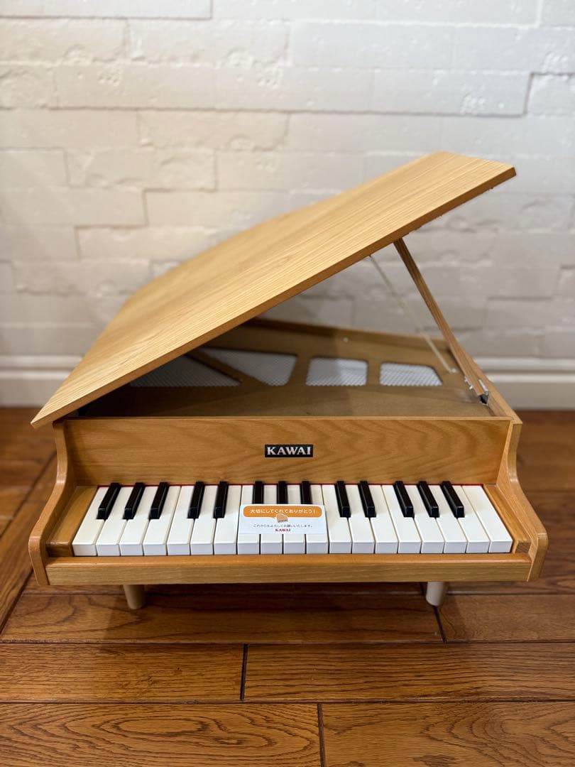 KAWAI KAWAI 木製ミニピアノ ナチュラルウッド（箱付き） 木製アップ