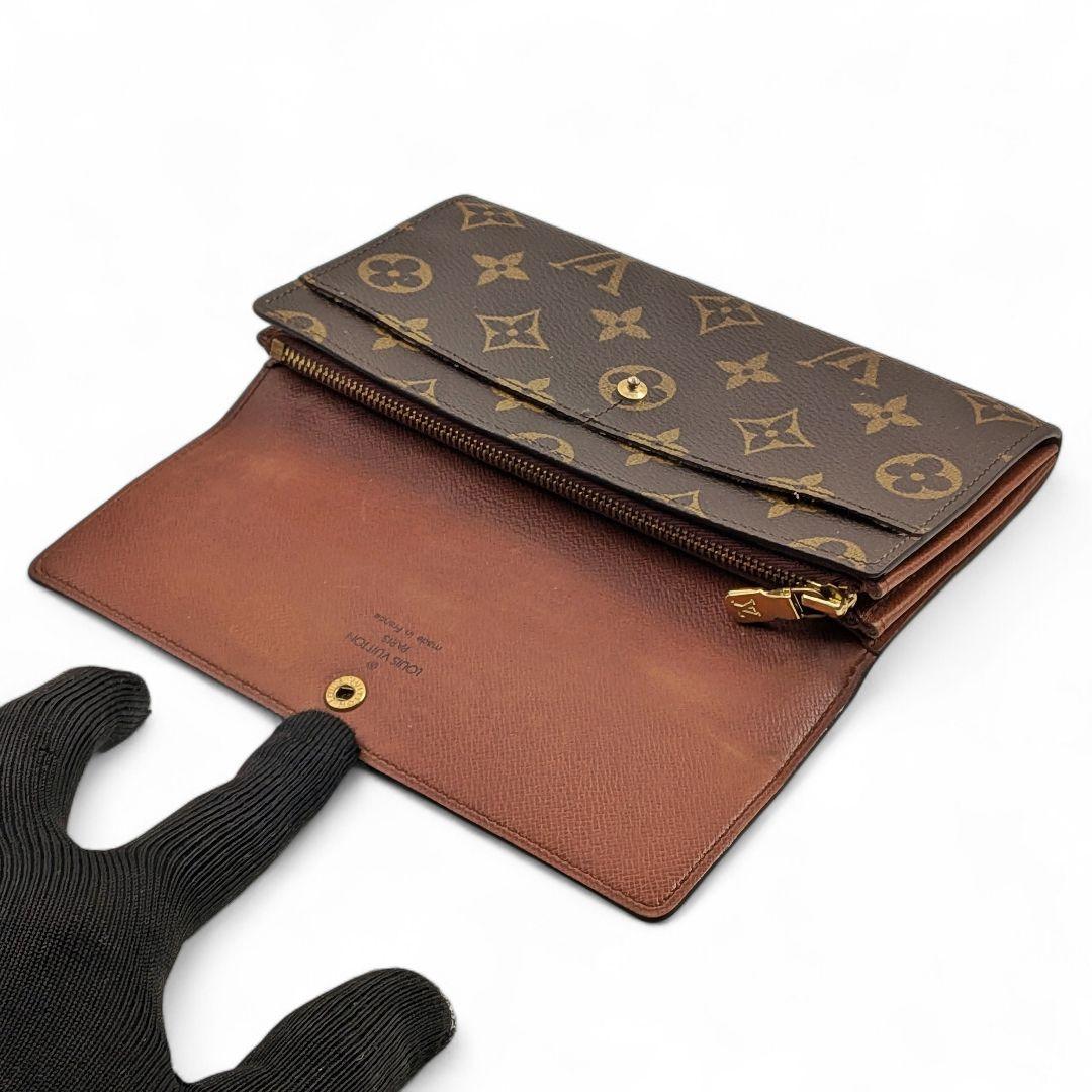 外観美 ルイヴィトン モノグラム ポシェット ポルトモネ クレディ 949