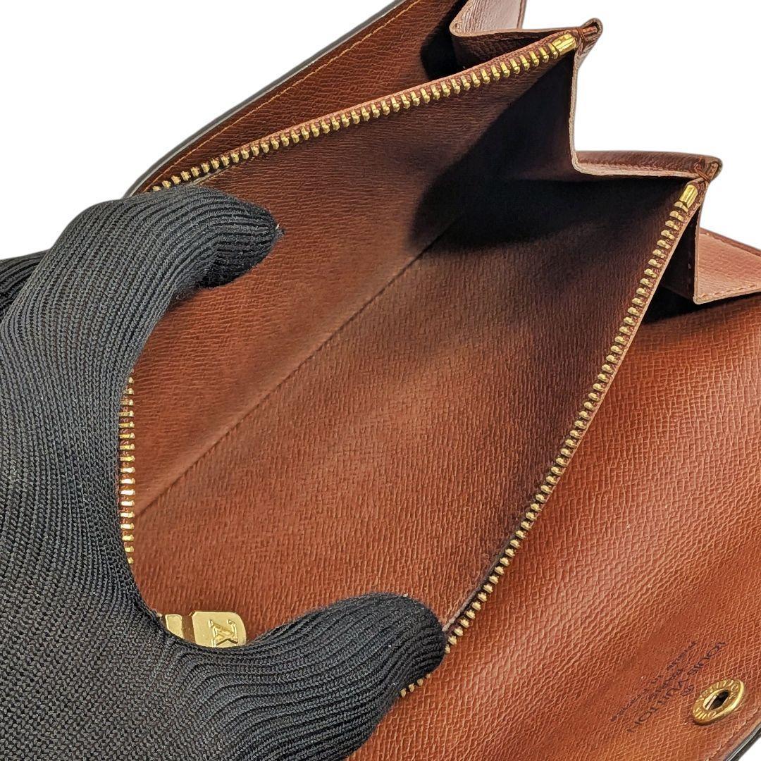 外観美 ルイヴィトン モノグラム ポシェット ポルトモネ クレディ 949