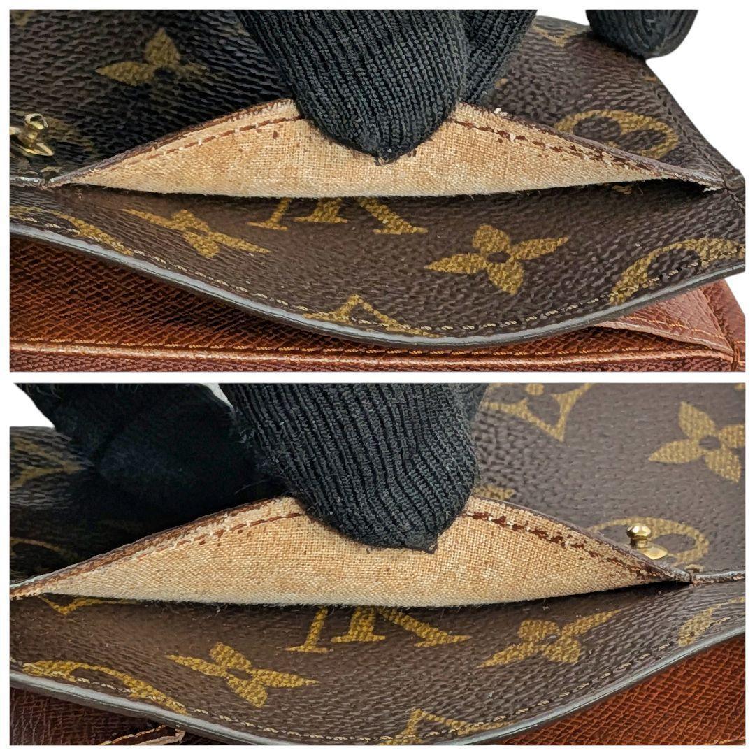 外観美 ルイヴィトン モノグラム ポシェット ポルトモネ クレディ 949