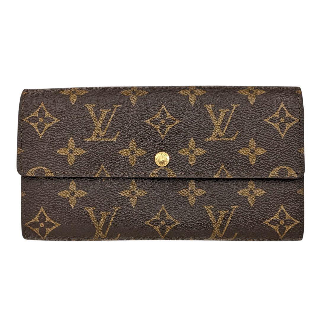 外観美 ルイヴィトン モノグラム ポシェット ポルトモネ クレディ 949