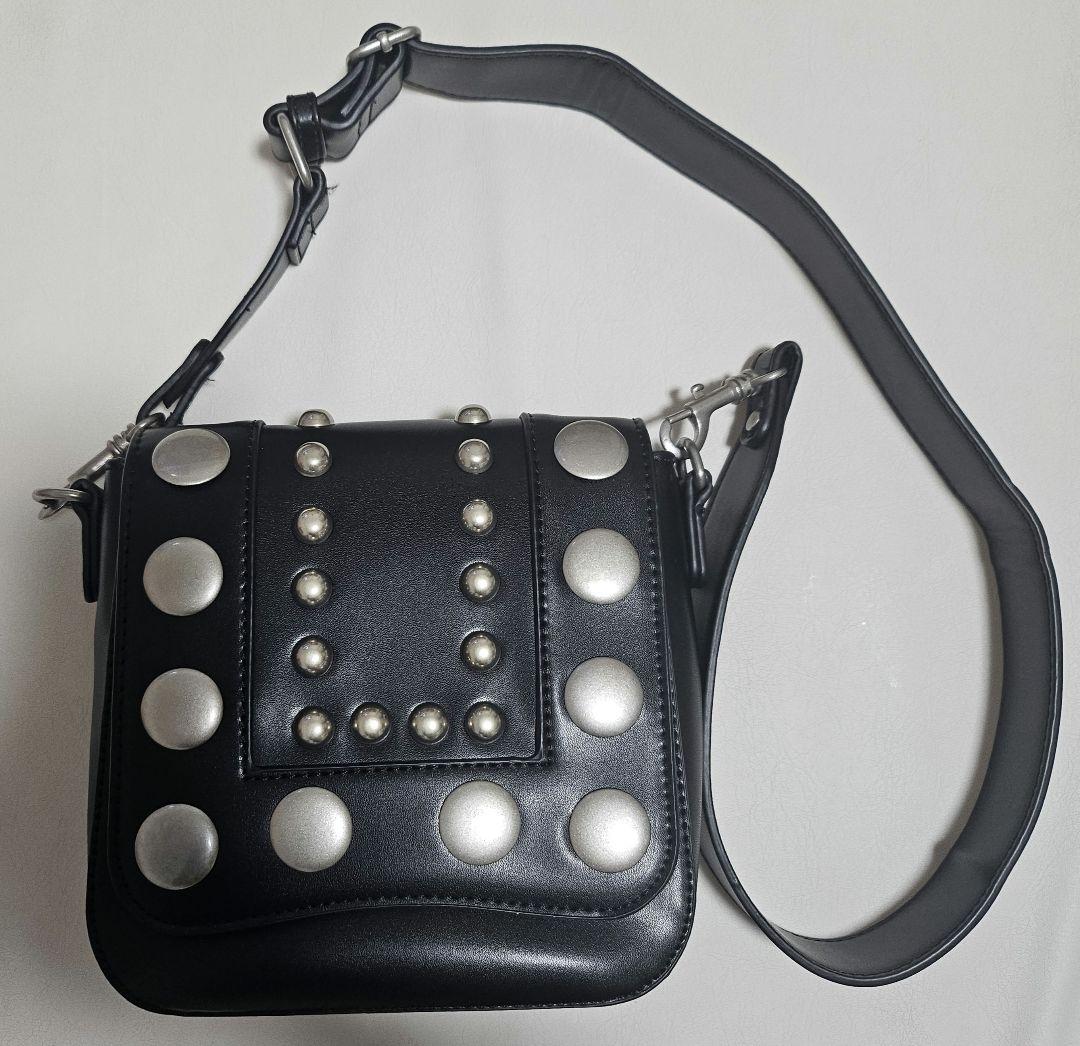 y2k archive 00s grunge hand bag moussy 00´s archive leather like